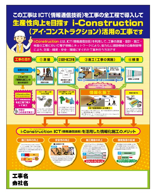 アイコンストラクション説明看板